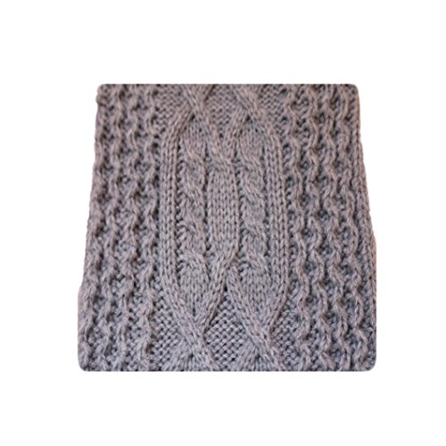 Sunward 2017 Turtleneck Classic Straw-Rope Pet Dog Sweater Apparel (M, Gray) - Thumbnail 5