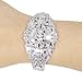 EVER FAITH Austrian Crystal 1920s The Great Gatsby Inspired Art Deco Bracelet