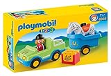 PLAYMOBIL 1.2.3 Car with Horse Trailer