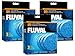 (9 Pack) Fluval Fine Filter Pad, For Fluval FX5 (3 Packages with 3 Filter Pads each)