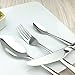 Cutlery , Home Use Stainless Steel Western Tableware, 4-Piece Dinnerware Set knife fork spoon teaspoon by Alytimes