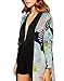 Perman Women Boho Printed Chiffon Shawl Long Kimono Cardigan Cover up Blouse