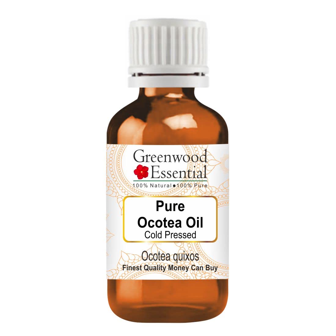 Greenwood Essential Pure Ocotea Oil (Ocotea quixos) Cold Pressed Natural Therapeutic Grade 10ml (0.33 oz)
