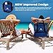 Red Suricata Mesh Beach Bag Cooler - Beach Tote with Leak-proof Rigid Cooler – Beach Bags for Women & Men (Blue)