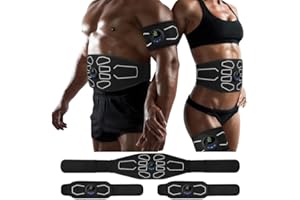 MarCoolTrip MZ Electronic Muscle Stimulator, Abs Stimulator Muscle Toner, Ab Machine Trainer for All Body, Fitness Strength Training Workout Equipment for Men and Women