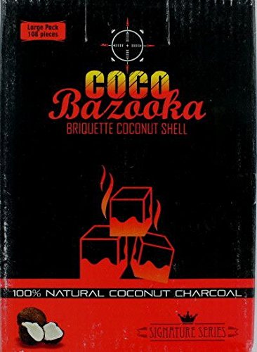 Coco Bazooka 100% Natural Briquette Coconut Shell Charcoal