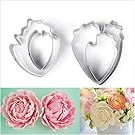 OKUBOX BT05 Herbaceous Peony Petral Cutter Decor Fondant Cake Cutters 4pcs.