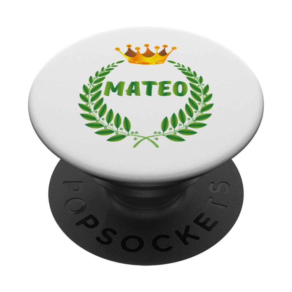 Personalised Crown & Laurel Design for Women and Girls PopSockets Adhesive PopGrip — image 1