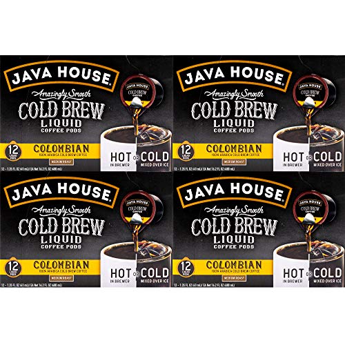 Java House Cold Brew Coffee Concentrate Single Serve Liquid Pods 1.35