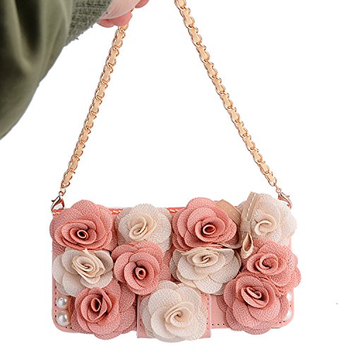 image for Leather Wallet Case iPhone 8 Plus,iPhone 7 Plus Women HandBag Case wit