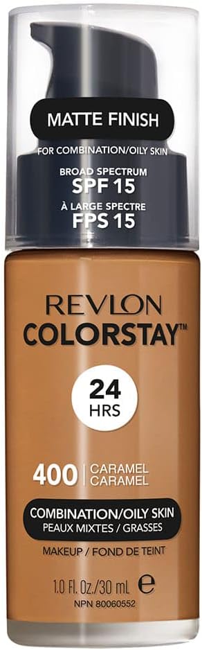 Revlon ColorStay Liquid Foundation Combination/Oily Skin SPF 15 400 Caramel 30ml