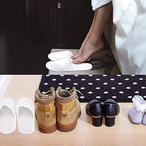 Rocutus 12 Pair Disposable Slippers,Disposable Slippers Bulk Guest