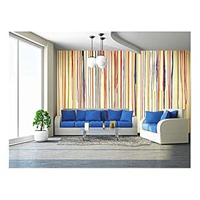 Color Wallpaper (Process in Vintage Style Picture) - Removable Wall Mural | Self-Adhesive Large Wallpaper - 66x96 inches
