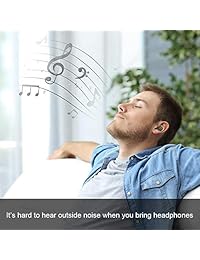 TEMEAYE T03 Auriculares True inalámbricos TWS 5.0 Auriculares Bluetooth Auriculares Auriculares Estéreo Auriculares a prueba de sudor para iPhone y Android Auto Emparejamiento Auriculares Bluetooth con Estuche de Carga