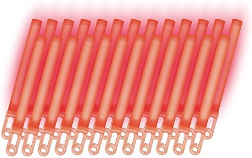 RiverRootsLight Sticks, Red, 7.5In, 12 Hour Duration (25 Pcs)