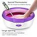 Paraffin Wax Machine for Hand and Feet – Ejiubas Paraffin Bath Quick Heating 2500ml Paraffin Wax Warmer with Paraffin Wax Refills Thermal Mitts Gloves Moisturizing Kit Hand Wax Spa Purplethumb 4