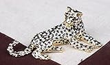 Jaguar Leopard Jewelled Trinket Box Jewelry Box Wildlife Pill Box Figurine Leopard Jeweled Jewelry Box