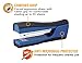 Bostitch Office Dynamo 4 in 1 Standup Stapler, Includes 420 Staples, 20 Sheet Capacity, Integrated Pencil Sharpener, Staple Remover & Staple Storage, Blue