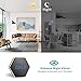 Mini Camera Clock-ENKLOV HD 1080P WiFi Smart Mirror Clock with Night Vision Two-Way Audio Motion Detection Colorful LED light,for Wall and Desk,Perfect Gift …