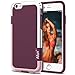 iPhone 6 Case,iPhone 6s Case,by AILUN,Soft TPU Bumper& Solid PC Frame,Slip-Proof Back,Shock-Absorption&Anti-Scratches,Fingerprints&Oil Stains, Protective Back Cover [Purple]