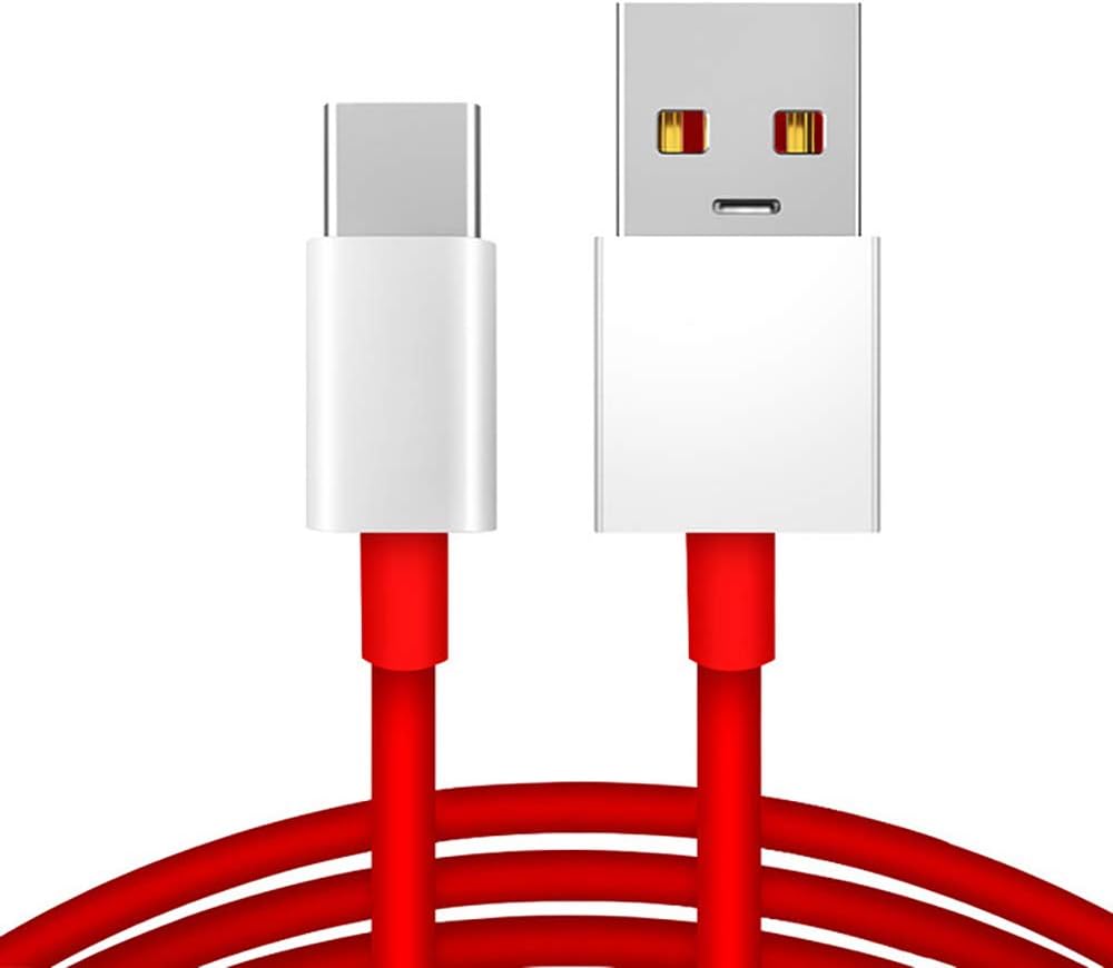 QYCL Data Line Flash Charge,4A Oneplus 7 Pro Dash Charger Cable Type C Cable for One Plus 6 5T 5 3T 3 Mobile Phone USB 3.1 Data Charge Dash Cable 1M 2M