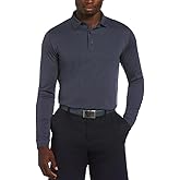Callaway Men's Long Sleeve Moisture Wicking Golf Polo Shirt with Stretch Fabric (Available in Big & Tall)