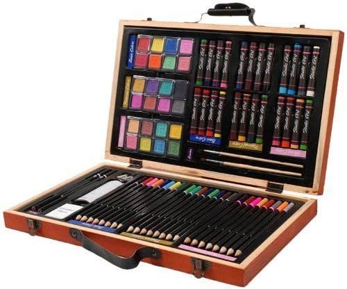 Darice 80-Piece Deluxe Art Set,New