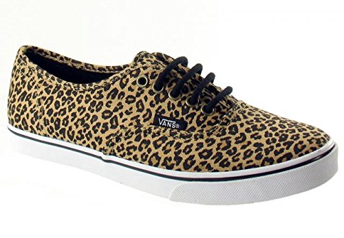 vans authentic lo pro leopard