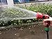 Garden Hose Nozzle Hand Sprayer - Heavy Duty Metal Watering Nozzle - High Pressure | Thumb Switch Flow Control Spray Attachment | Suitable for Car Wash, Cleaning, Watering Lawn and Garden