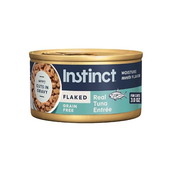 INSTINCT FLAKED ENTREES IN GRAVY, WET CANNED CAT...