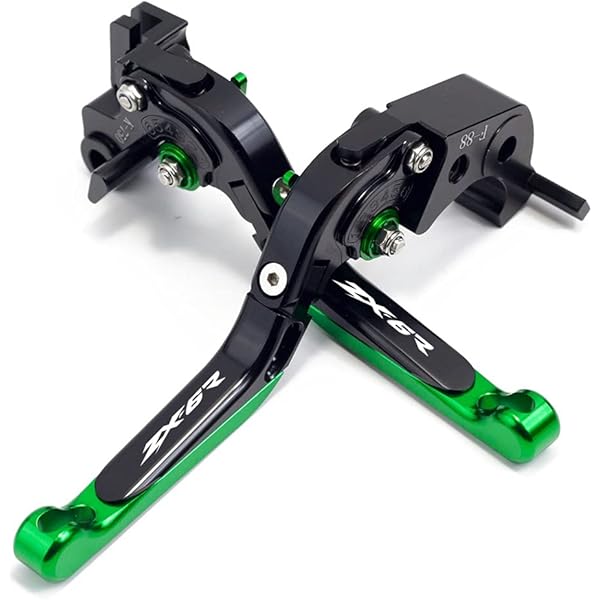 Sixty61 Green Levers for Kawasaki Ninja ZX6R 20192020 Shorty Brake
