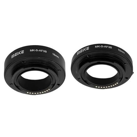 Meike - Juego de 3 Anillos MK-S-AF3B para cámara réflex Digital ...