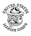 US Marines Sgt Carter Bulldog Graphic Officially Licensed T Shirt Red Extra Large