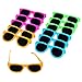 Dazzling Toys 12 Pairs of Neon Colored Party Sunglasses | Vintage Party Eyewear ,Shades ,Sunglasses for Children