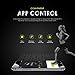 mifo i2 Multi Function Bluetooth Earphones In Ear BT 4.2, with Built-in 8GB MP3 Player Headphone, Digital Recording, Sports Calculating for Running Headset and APP Control with Mic for iOS/Android/PC