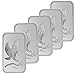 Trademark Bald Eagle 1oz .999 Fine Silver Bars by SilverTowne LOT OF 5