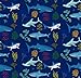 LONECONE Kids' Insulated Lunch Box - Cute Patterns for Boys and Girls, Shark Bite, Standard with Buckle