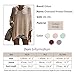 Exlura Women's High Low Knitted Jumper Casual V Neck Loose Oversized Pullover Sweater