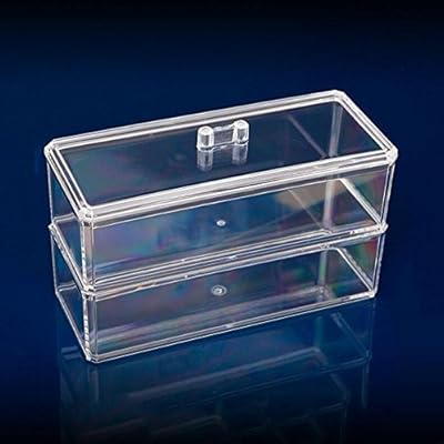 Amazon Com Felji Acrylic 2 Part Jewelry Makeup Organizer With