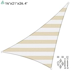 SunnyRoyal 16'x21'x26' Heavy Duty Sun Shade Sail