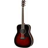Yamaha FG830 Solid Top Acoustic Guitar, Tobacco Sunburst