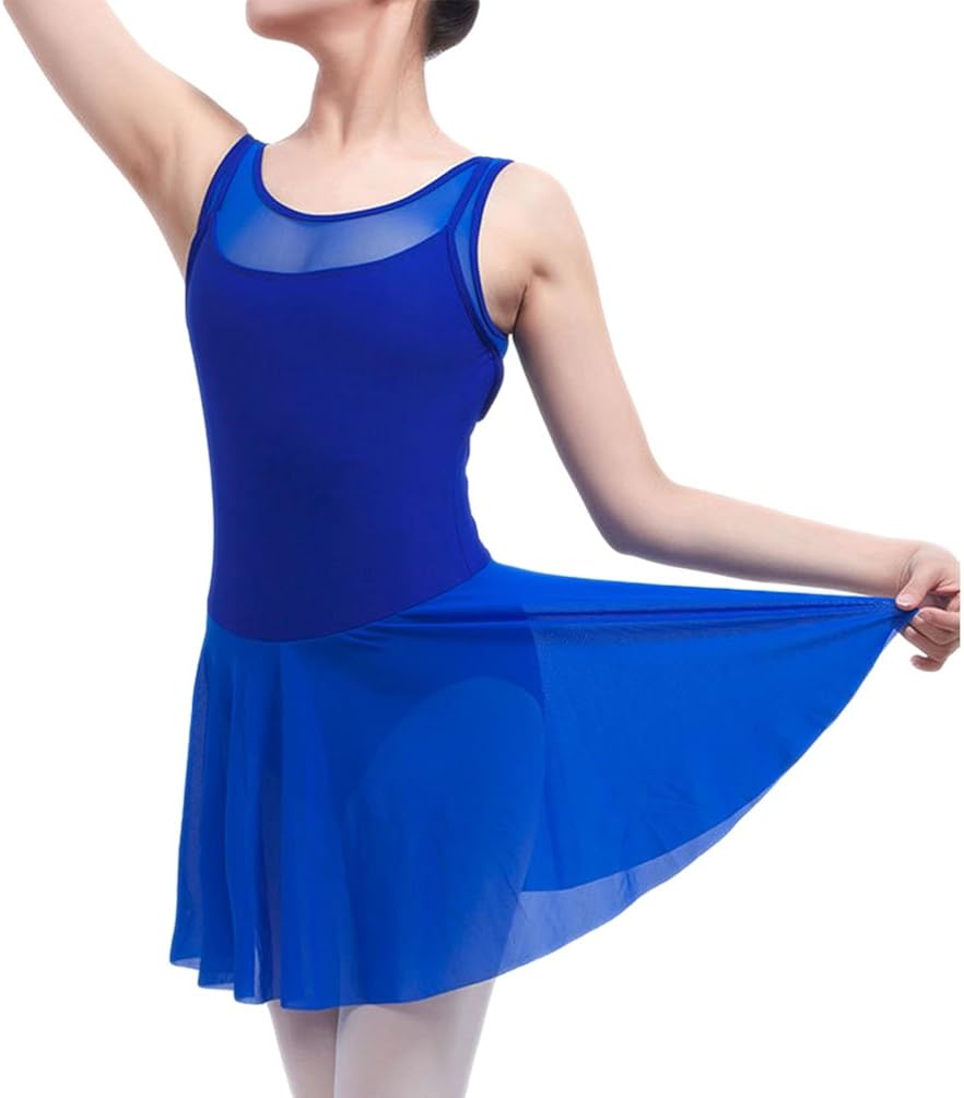 YiLianDaD Adult Dance Costume Skirt Gymnastics Bodyfits Ballte Dance