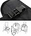 Bag Bungee Carrying On Luggage cAoku Adjustable Belt On Travel Luggage Suitcase With Elastic Strapping (1-Pack)