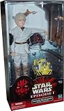 Star Wars 2000 Collection Episode 1 The Phantom Menace 9 Inch Tall Fully Poseable Action Figure with Authentically Styled Outfit and Accessories - Anakin Skywalker with Theed Hangar Droid, Helmet and Goggles
