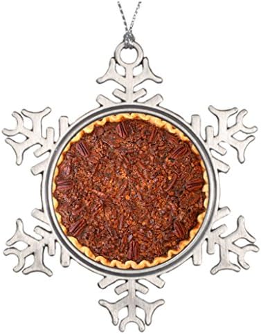 Darlingz Custom Christmas Snowflake Ornament Kitchen Love Pecan Pie - Xmas Tree Decoration