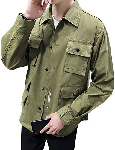 Amazon Lisa Pulster ジャケット メンズ デニム コート ジャケット ミリタリー ジャケット はおり 春物 アウター 薄手 ジャンパー カジュアル 個性 コート ジャケット 通販