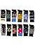 Rusoji Mens 12 Pack Patterned Dress Socks (12Assorted-01)