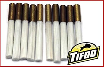 Glaspinsel 10 Stück Ersatz Pinsel für Glasfaserradierer Glasfaserstift – Oberflächen filigran polieren - Oxidschichten Patina