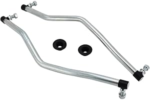 Molloparts LH/RH Steering Drag Link Set 532194740 532194741 194740 19474 Compatible with usqvarna Craftsman Murray Dixon Jonsered Poulan Pro AYP EHP WeedEater Drag Link with Rubber Dust Cap