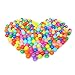 Olymstore 200pcs Baby Ocean Balls Pit Ball, Crush Proof Colorful Soft Plastic Ball Phthalate & BPA Free Playballs, Children Kid Toys Gift Pool Tent Playground Swim Playhouse(5.5 cm-Classic 7 Color)